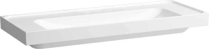 Actual product image Laufen Meda washbasin, undermountable, 1200x460mm, shelf on both sides, without tap hole, without ov (1270 mm, 240 mm)