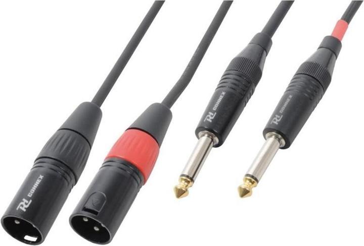 Image du produit PD Connex CX64-1 XLR 3 pôles, mâle - jack 6,3mm, mâle 1.5 m (1.50 m, XLR, jack 6.3mm)