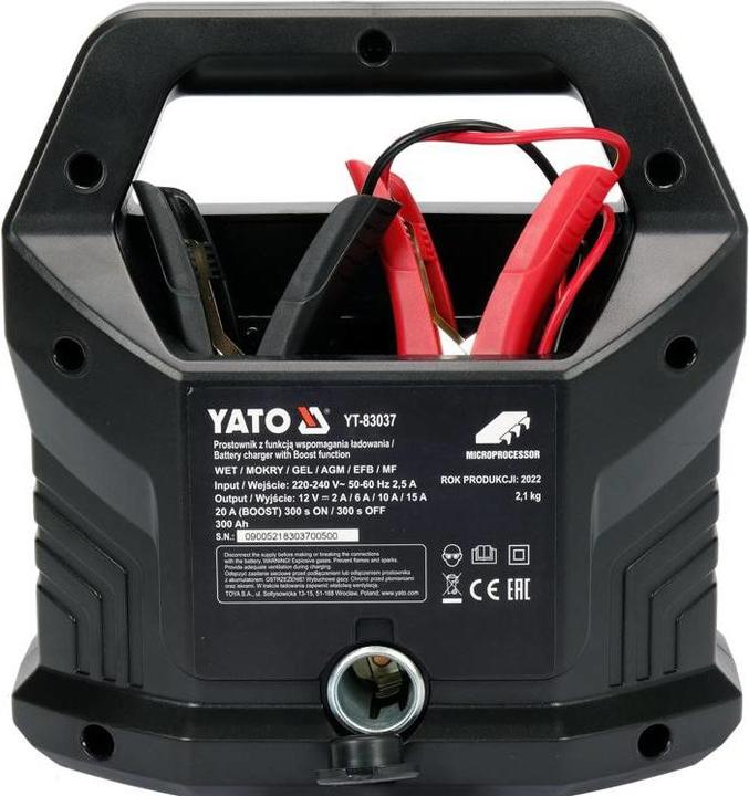 Image du produit Yato PROSTOWNIK ELEKTRONICZNY 12V/2/6/10/15/20A (12V, 20 A)