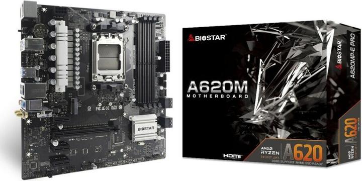 Actual product image Biostar MB A620MP-E Pro (A620,AM5,mATX,AMD) (AM5, AMD A620, mATX)