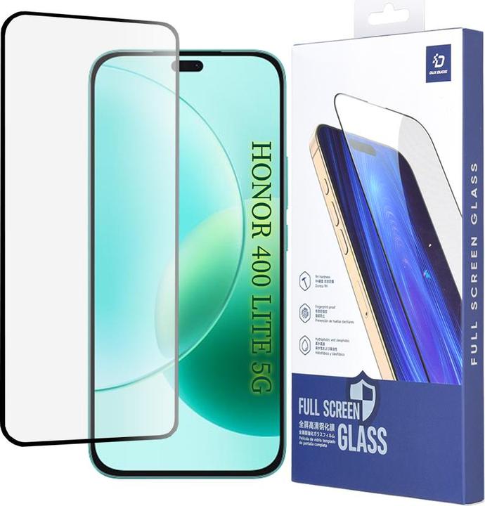 Immagine prodotto Dux Ducis - Tempered Glass - Honor 400 Lite - Black (1 Pezzo/i, Honor X8, Honor X8b)