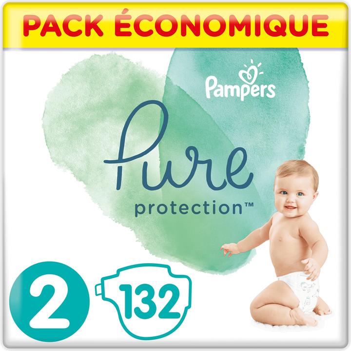 Pampers Pure Protection (Gr. 2, Halbmonatsbox, 132 Stück)