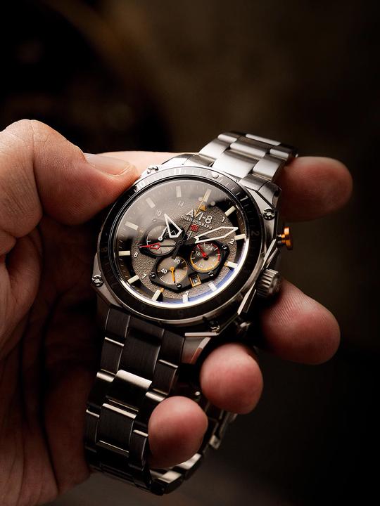 Actual product image AVI-8 AV-4100-33 Hawker Hunter Dual Time (Chronograph)
