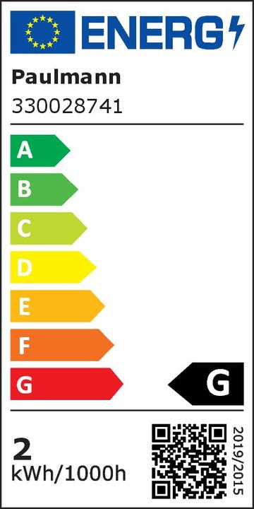 Label énergétique Paulmann Bougie LED Plug & Shine d'extérieur (E14, 2 W, 160 lm, 1 x, G)