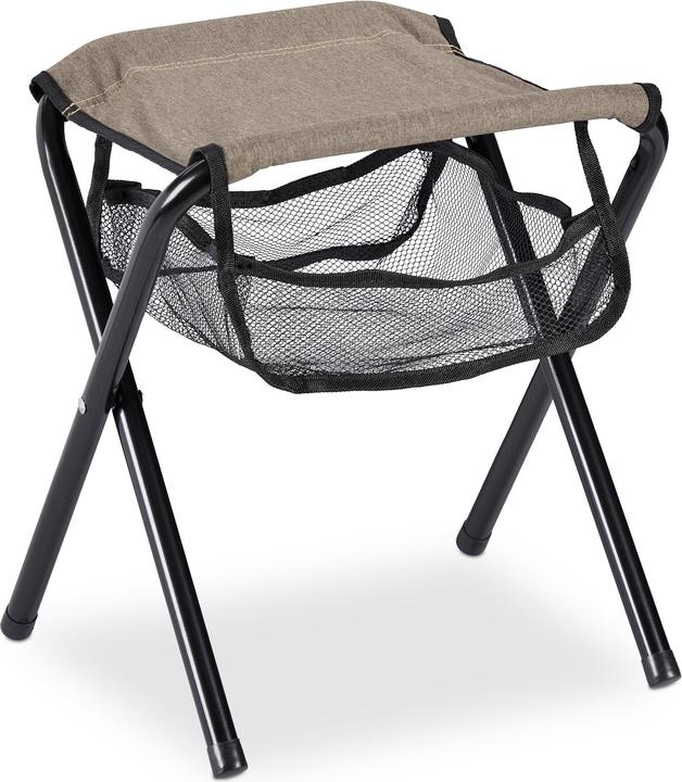 Actual product image Relaxdays Camping stool
