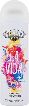 Produktbild Fragluxe CUBA ORIGINAL Cuba La Vida For Women DEO spray 200ml (Spray, 200 ml)