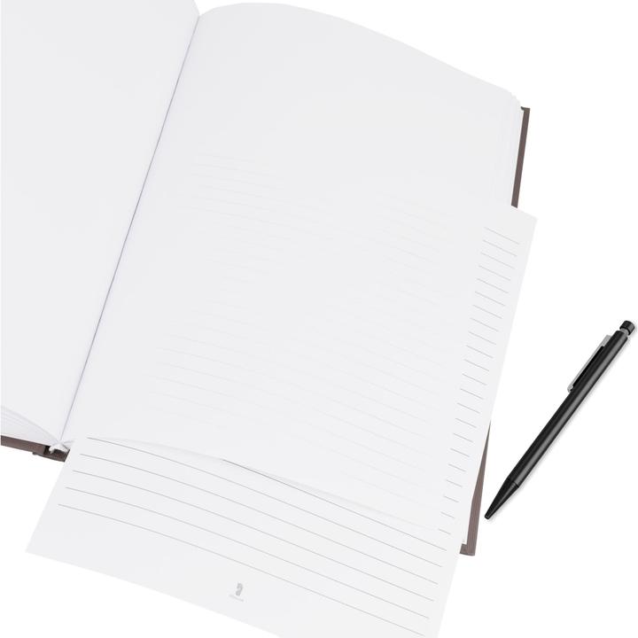 Produktbild Rössler Notizbuch A4 96Bl taupe (A4, Blanko)