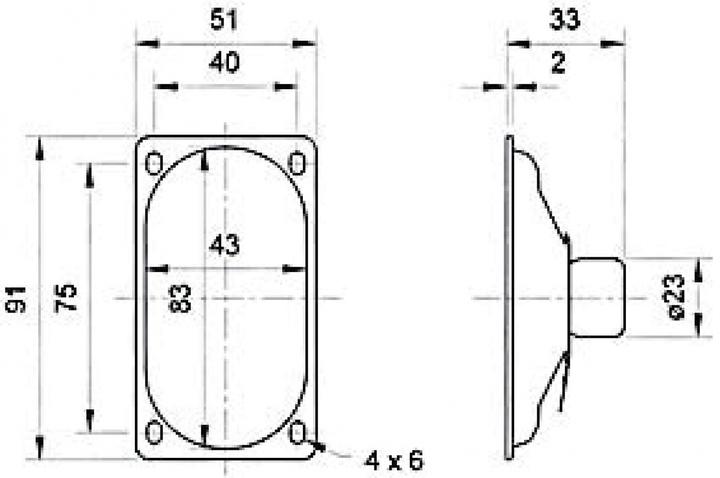 Image du produit Visaton Tweeter HiFi à dôme SC 5,8 Ohm