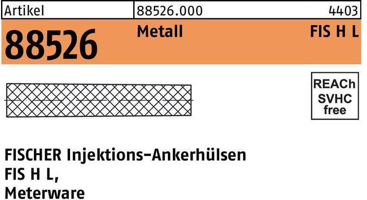 Productafbeelding Fischer FIS 050599 Ankerhuls FIS H 16x1000 L (10 Pcs.)