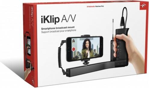 Actual product image IK Multimedia Cell phone tripod mount IP-IKLIP (Tripod smartphone holder)