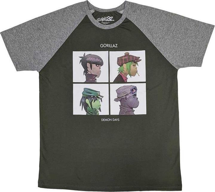 Gorillaz Demon Days TShirt Raglanärmel