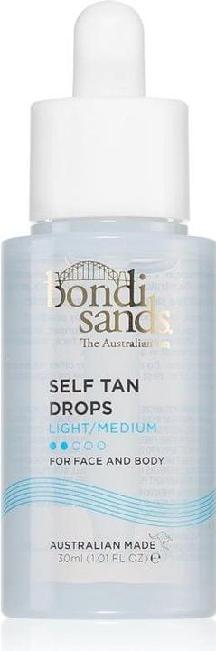 Actual product image Bondi Sands Face Drops - Face Drops Light/Medium (Self tanning foam, 30 ml)