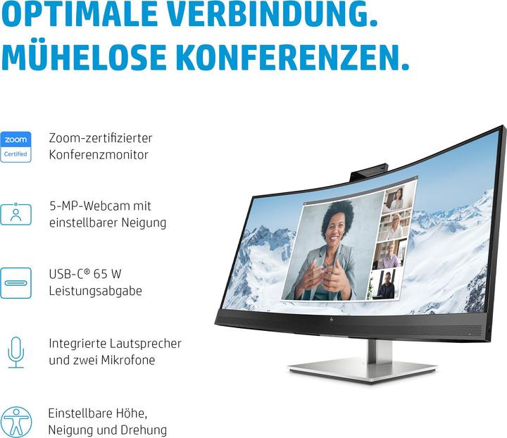 Actual product image HP E34m G4 (3440 x 1440 pixels, 34")