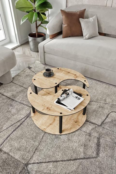 Produktbild Hanah Home Yin Yang Coffee Table 2 Set (70 x 38 x 70 cm)