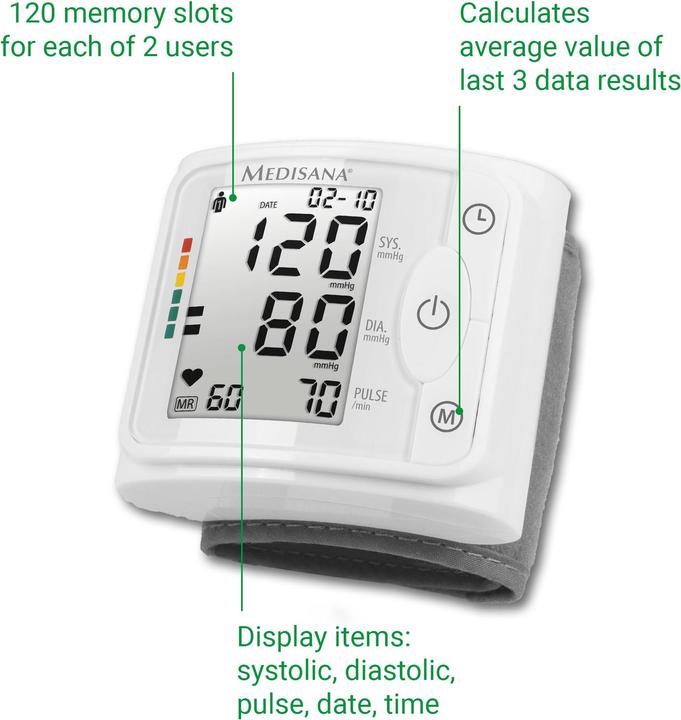 Image du produit Medisana BW320 (Tensiomètre au poignet)