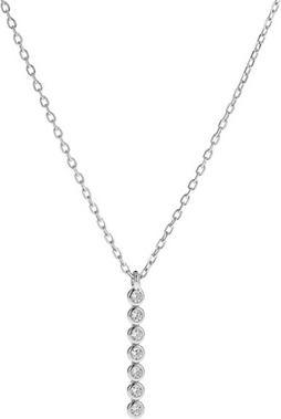 Produktbild Again Jewelry Elegant silver necklace with zircons AJNA0008 (chain. pendant)