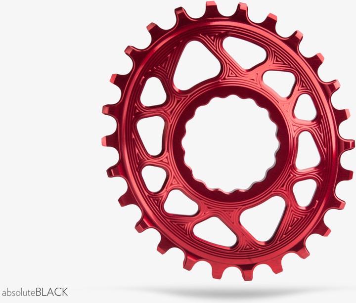 Image du produit AbsoluteBLACK aBLACK MTB OVAL RaceFace Cinch Direct Mount BOOST 148 (3mm offset) RED ROT (30)