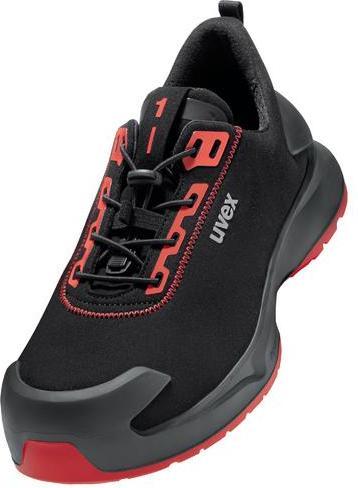 Productafbeelding Uvex Sports uvex 1 x-craft lage schoenen S3L 68034 zwart, rood wijdte 14 maat 44 (S3, 44)