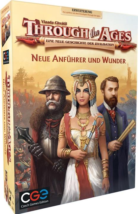 Immagine prodotto Czech games edition CZ109 - Nuovi leader e meraviglie: attraverso le epoche, età 14+ (espansione, edizione DE) (Tedesco)