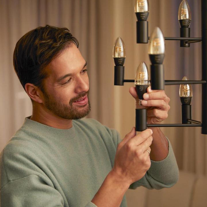 Actual product image Philips Hue White Ambiance (E14, 4.60 W, 350 lm, 1 x, G)