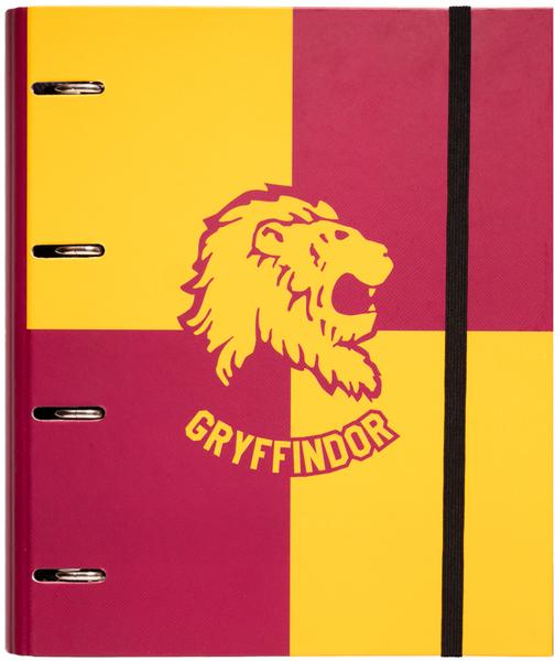 Image du produit Grupo Erik Harry Potter - Classeur Premium à 4 anneaux avec élastique Gryffondor