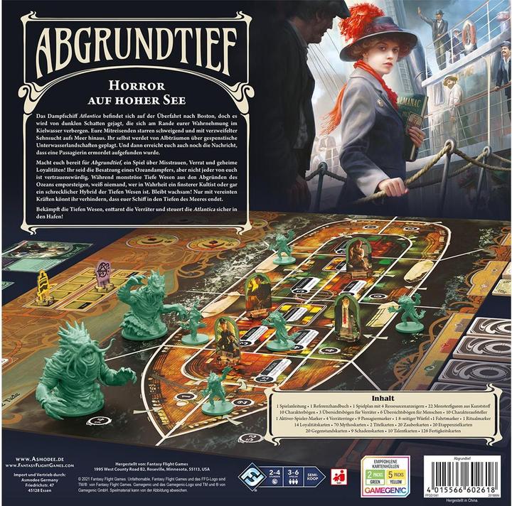 Actual product image FFG FFGD1041 - Abgrundtief - Board game (DE), for 3-6 player, from 14 years (German)