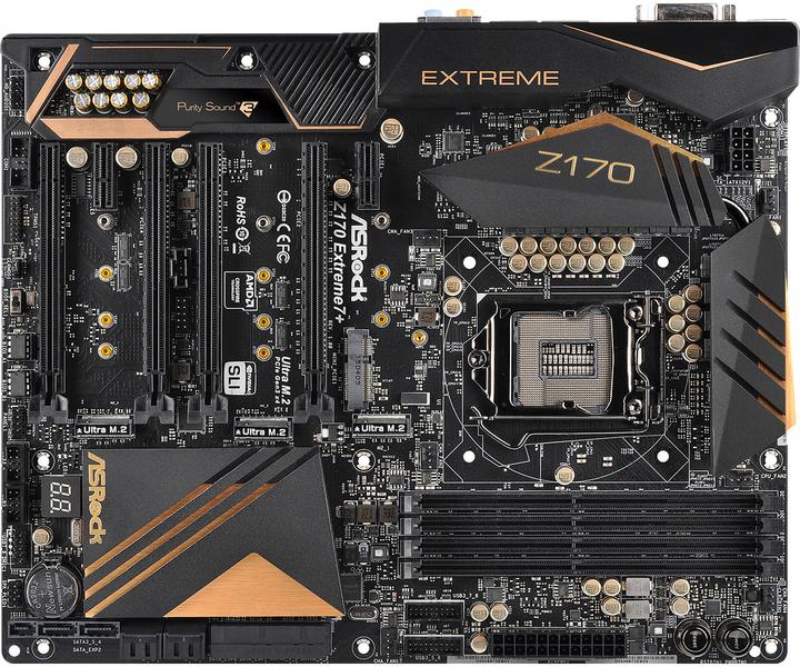 Produktbild AsRock Z170 Extreme7+ (LGA 1151, Intel Z170, ATX)