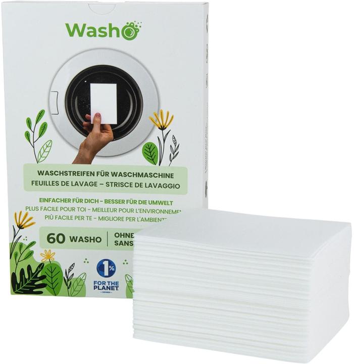 Produktbild Washo Waschstreifen (60 Waschgänge, Waschtücher)