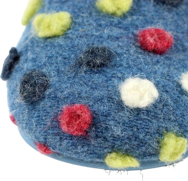 Actual product image Lunar Womens/Ladies Helix Polka Dot Slippers (41)