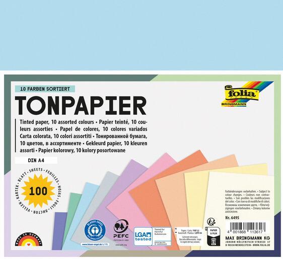 Image du produit Folia Papier d'argile (130 g/m², 100 x)