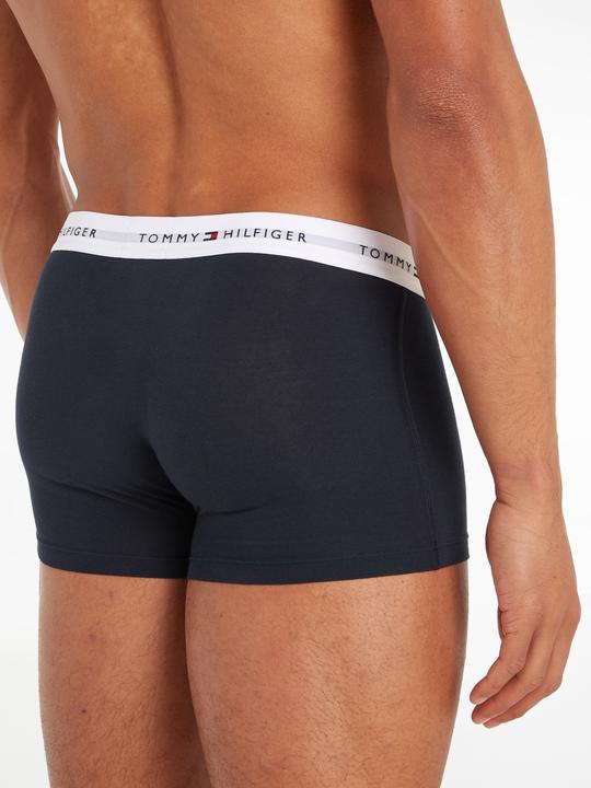 Actual product image Tommy Hilfiger Low Rise Trunk blue (XL, pack of 3)