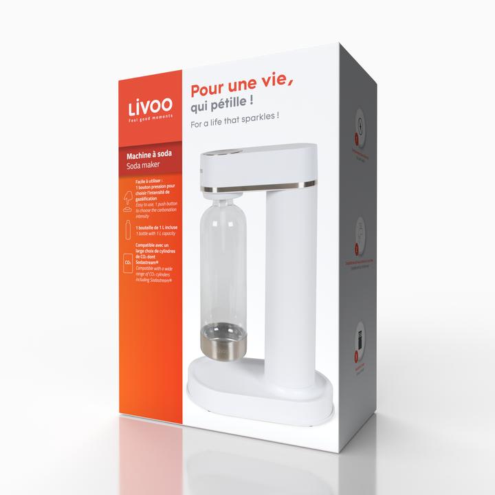 Actual product image Livoo Soda maker
