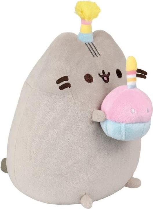 Actual product image Pusheen cuddly toy 23 cm with cake Aurora DAFFI P 232 (24 cm)