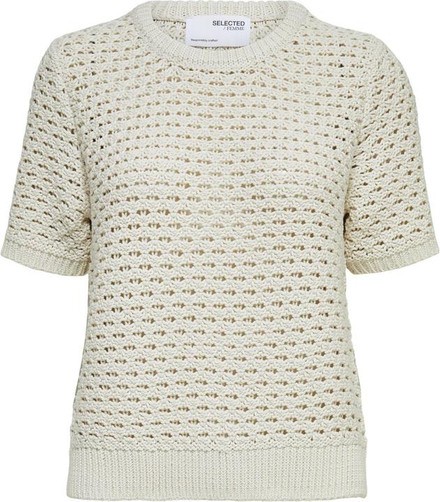 Selected Femme Perforated knitted top (XS)