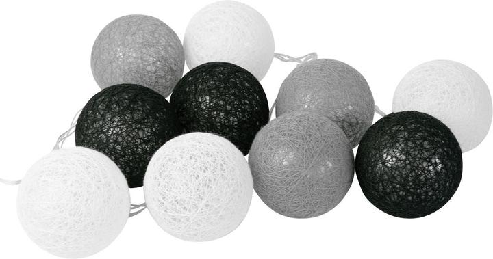 Actual product image Cepewa Lichterkette mit 10 Baumwoll-Lampions (3 m)