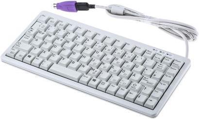 Produktbild CHERRY Tastatur grau Compact Layout DE (DE, Kabelgebunden)