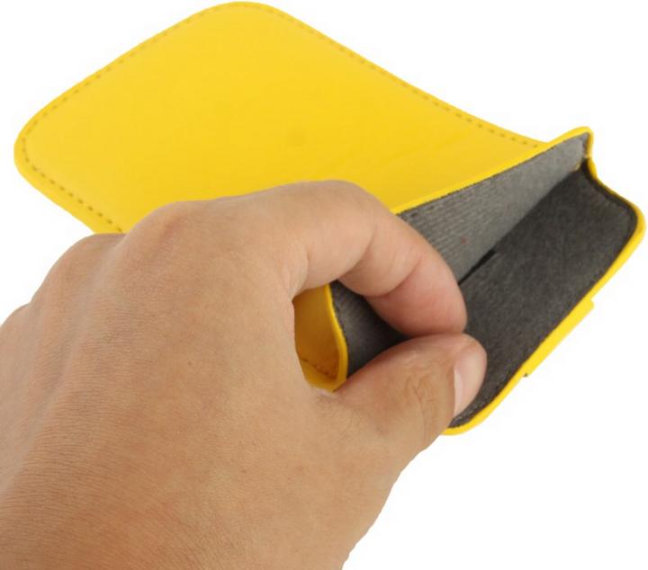 Actual product image König Design Mobile Phone Case Slide Cover Yellow (Samsung Galaxy Nexus I9250, HTC One M7, HTC One, Samsung Galaxy S3 i9300)
