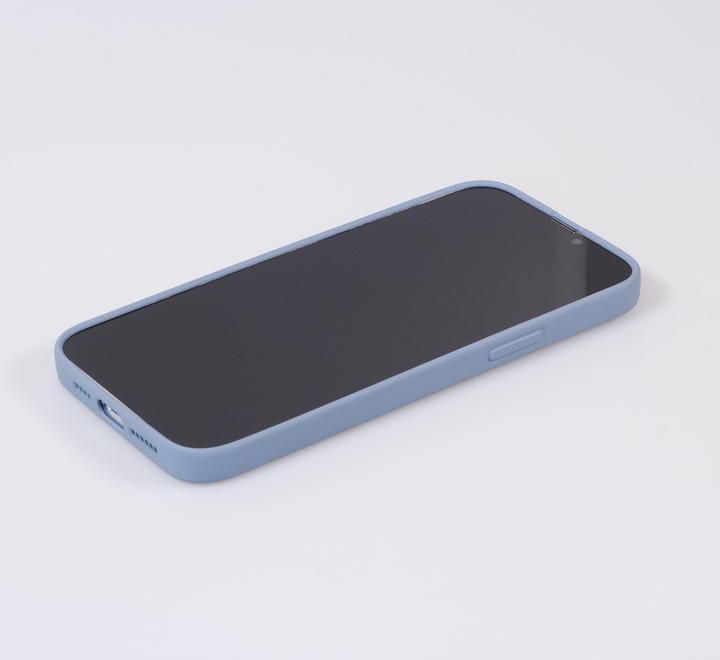 Actual product image PhoneLook Soft shell silicone cover with MagSafe and camera protection grey (Apple iPhone 15 Plus)