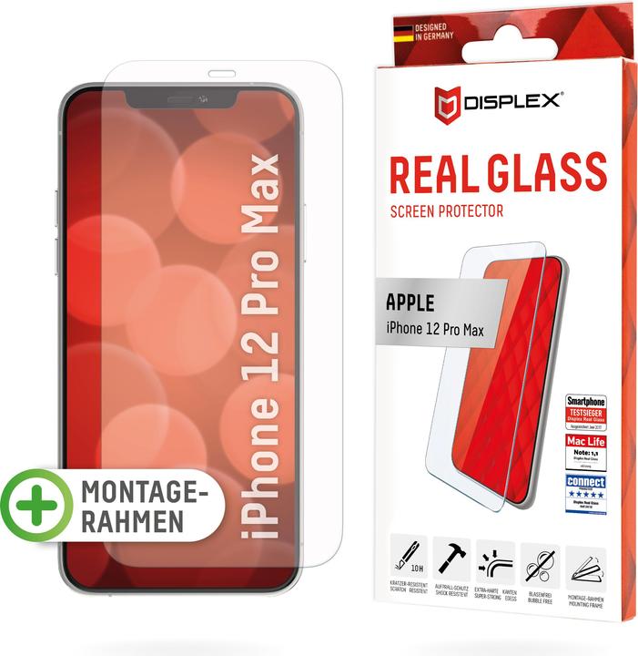Immagine prodotto Displex Real Glass, 2D Panzerglas (1 Pezzo/i, Apple iPhone 12 Pro Max)