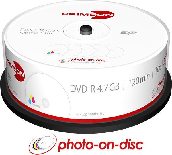 Actual product image Primeon DVD-R 25 spindle (25 x)