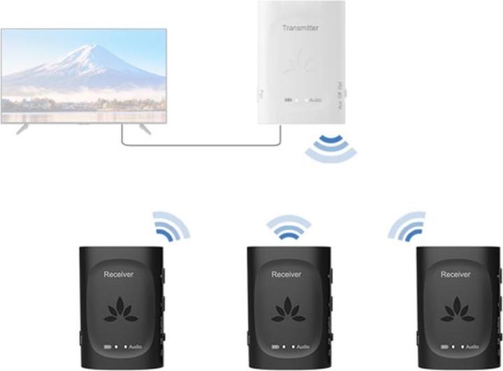 Avantree Audiplex 2403s Set 3 in 1 (Trasmettitore e ricevitore)