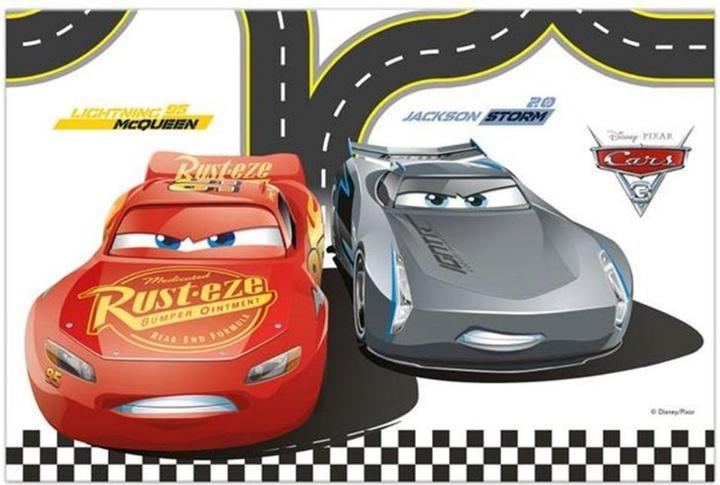 Produktbild Procos Cars McQueen Geburtstagstischdecke (180 x 120 cm)