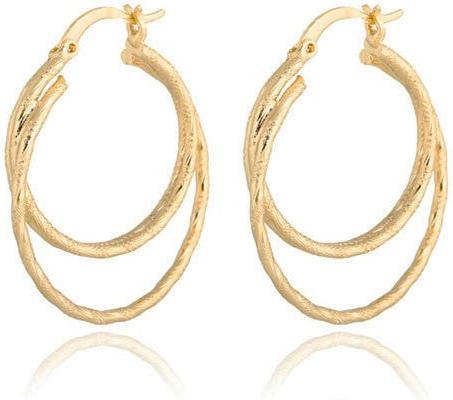 Hermex Orecchini LUXURY placcati in oro - Oro (Lega di rame)