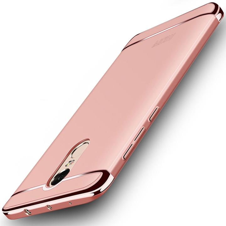 Produktbild König Design Handy Hülle Schutz Case für Xiaomi Redmi Note 4 Bumper 3 in 1 Cover Rose Gold (Xiaomi Redmi Note 4)