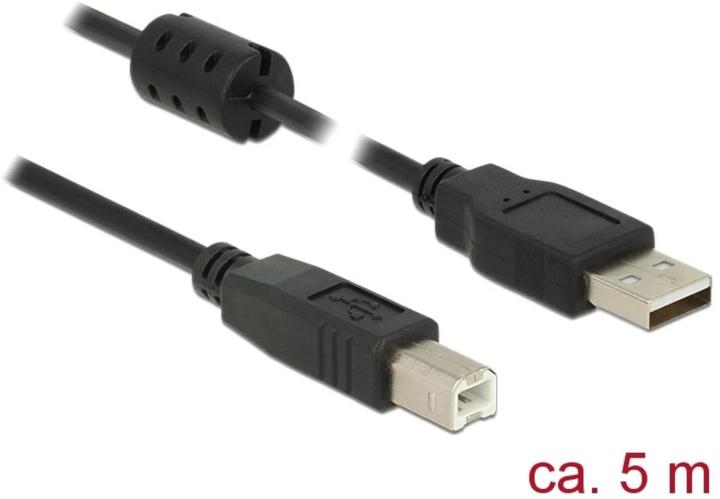 Actual product image Delock USB-A - USB-B (5 m, USB 2.0)