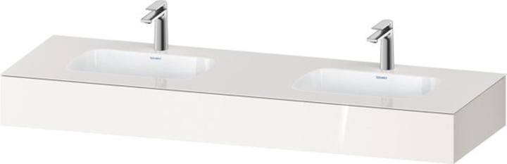 Duravit Qatego Einbauwaschtisch mit Konsole, 1600x550x170mm, Doppelwaschtisch