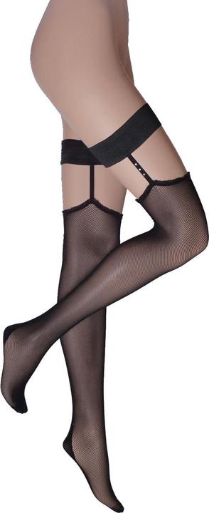 Image du produit Levee Strapslook Bas autofixants, couleur 399 noir, taille 40-42 (40 - 42)