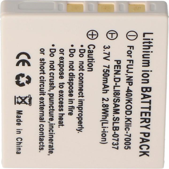 Actual product image Fujifilm Battery FinePix F700, M603 Zoom (Rechargeable battery)