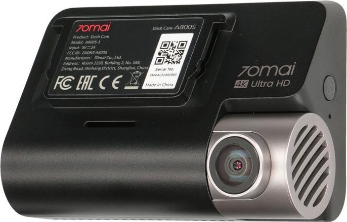 Actual product image 70mai A800S (Built-in display, Rechargeable battery, Bluetooth, Wi-Fi, GPS receiver, Accelerometer, UHD 4K)