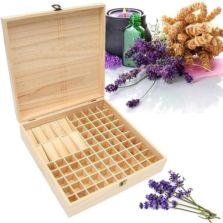 Image du produit Rose Flower Organisateur d'huile essentielle (35 x 35 x 9 cm)